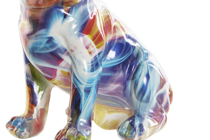 FIGURA RESINA CÃO COROA